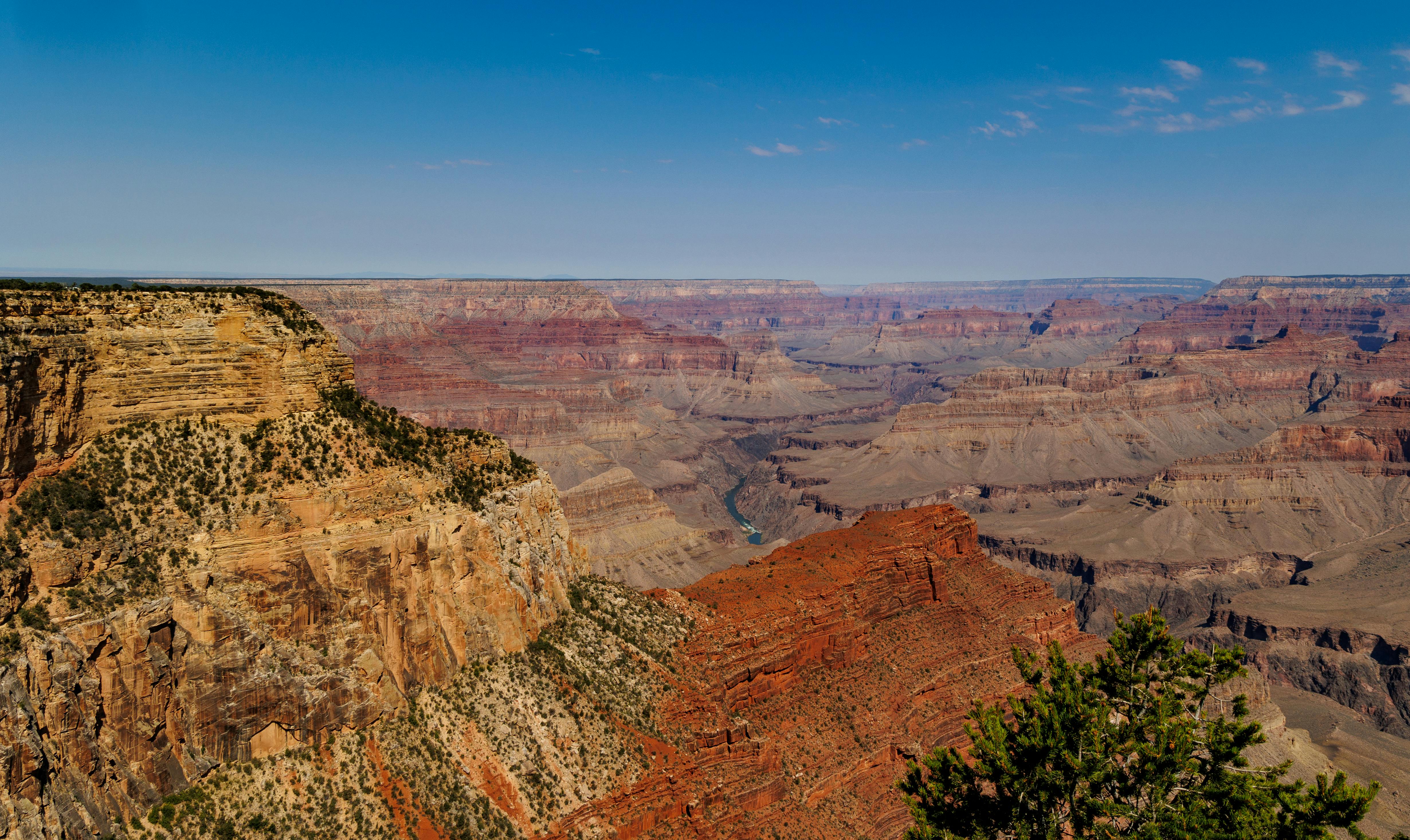 Grand Canyon natural landscape, scenic views, geological formations