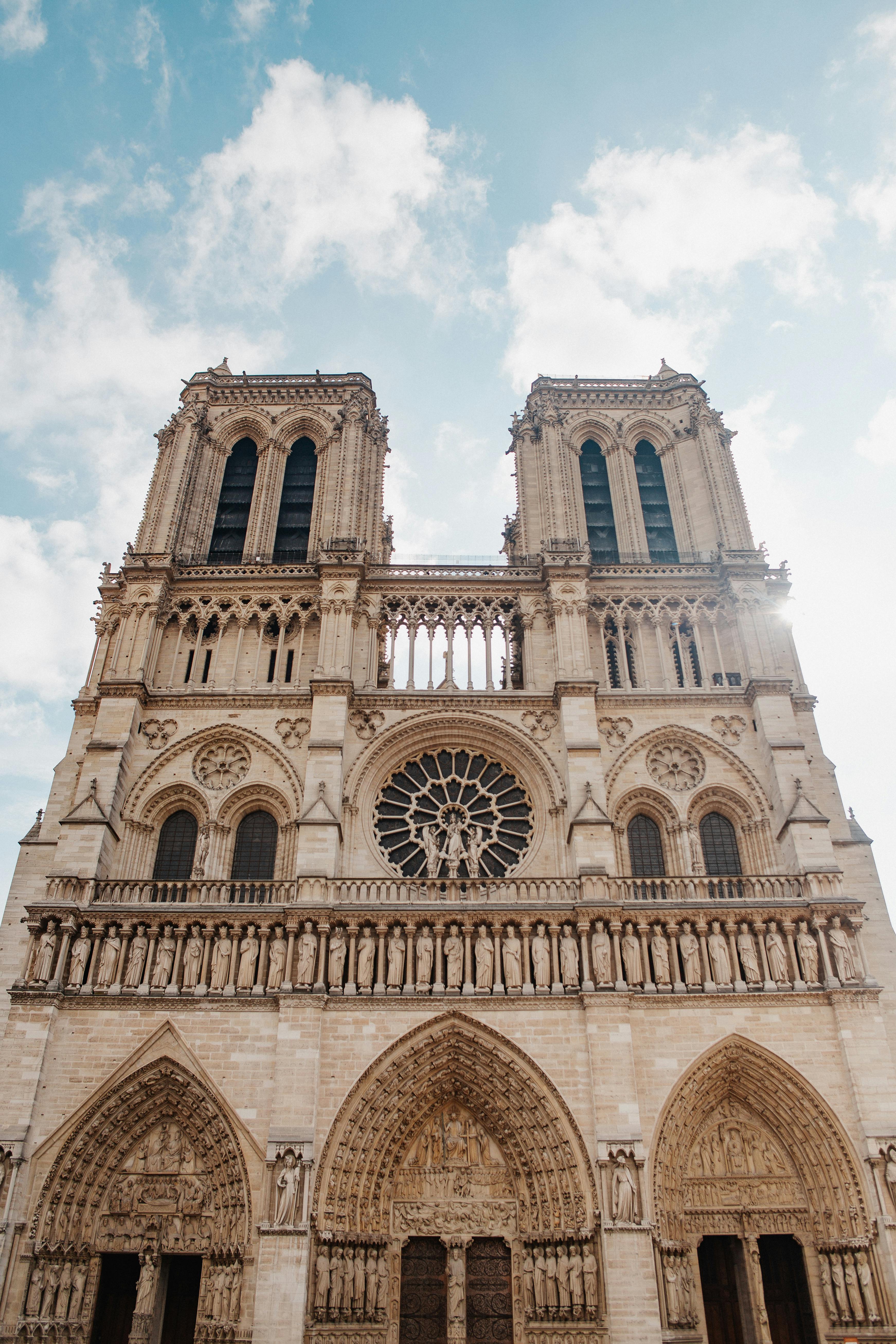 Paris Urban Destination Notre-Dame Cathedral