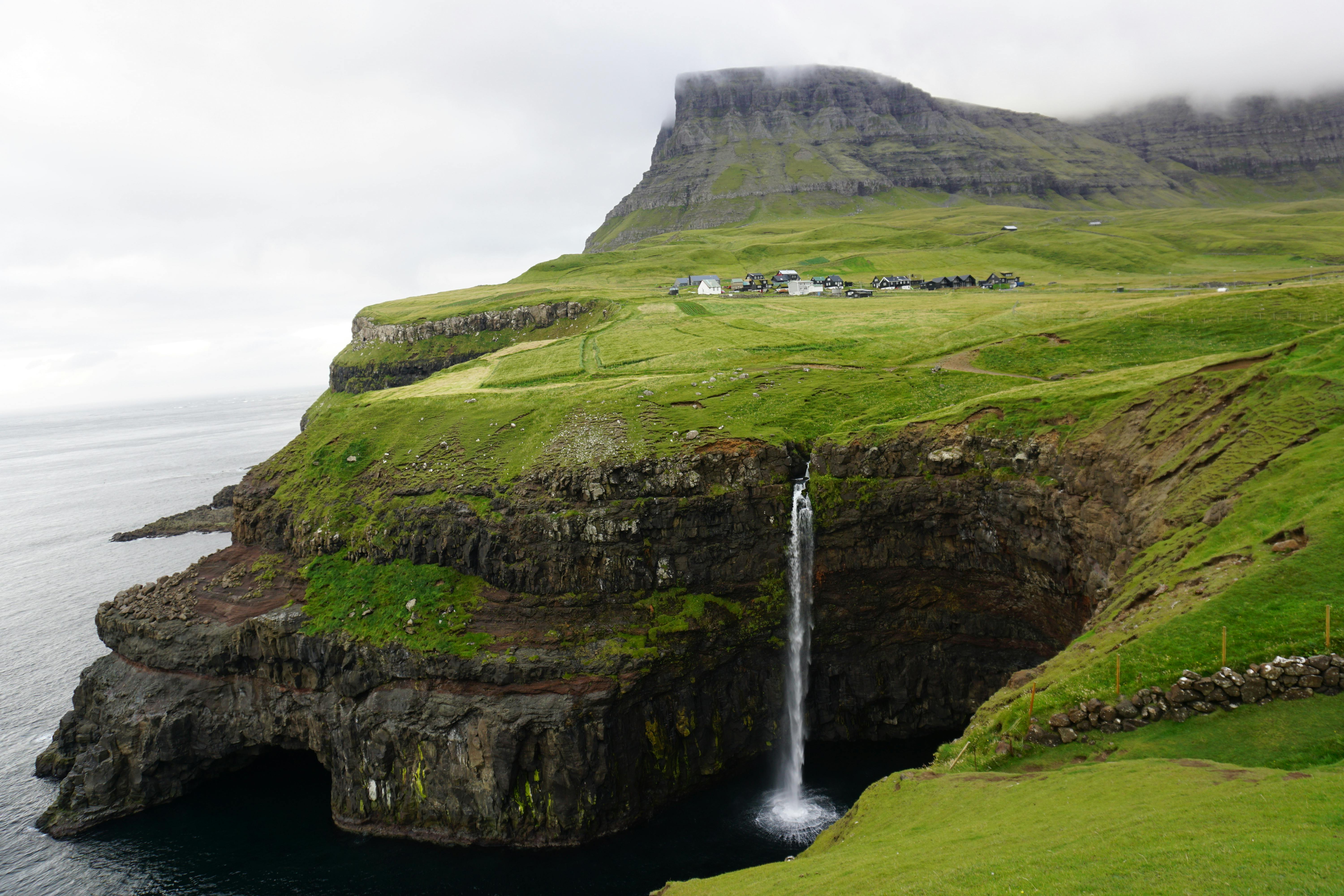 Hidden Gems Faroe Islands Mulafossur Waterfall